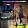 Battery Powered Scooter LED Lights Multi-Color RGB Light Strip Underglow Lights  Night Riding