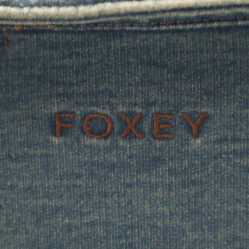 FOXEY NEW YORK made in Japan Jacket 38 Blue Women Used