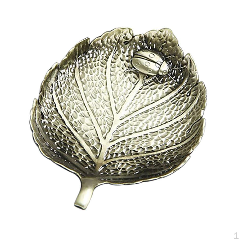 Design Coasters Alloy Mat Placemat Coaster Tableware Leaf