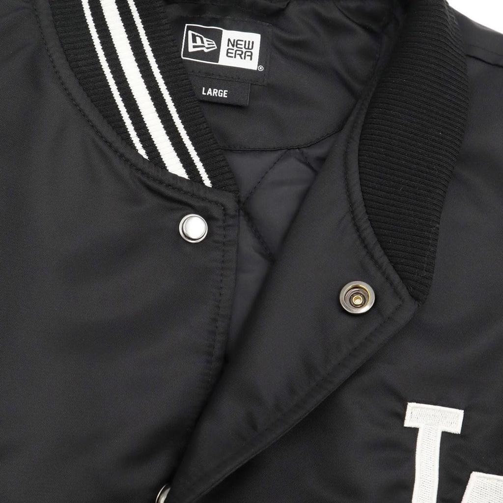 New Era Nylon Varsity Jacket MLB Los Angeles Dodgers Shohei Ohtani LA Black Size M Exclusive to ONSPOTZ and Unisex Apparel Streetwear Stylish Outfit
