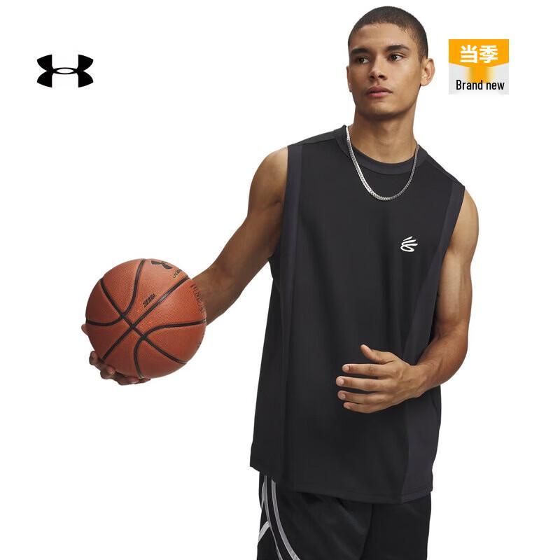 

Under Armour Тренировочная мужская свободная баскетбольная майка Curry L