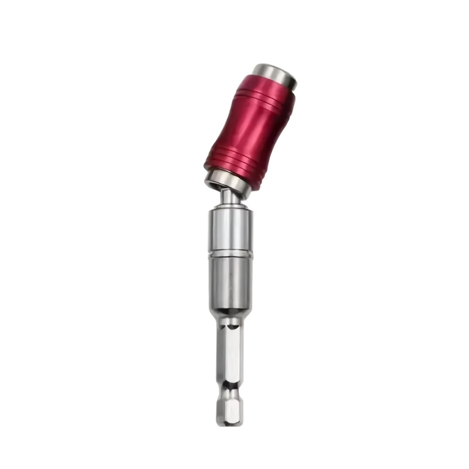 

Drill Bit Holder Magnetic Swiveling Bit Tip Holder Set Drill Bit Extension Pivot 1/4 Inch Hex Quick Release Pivoting Screwd
