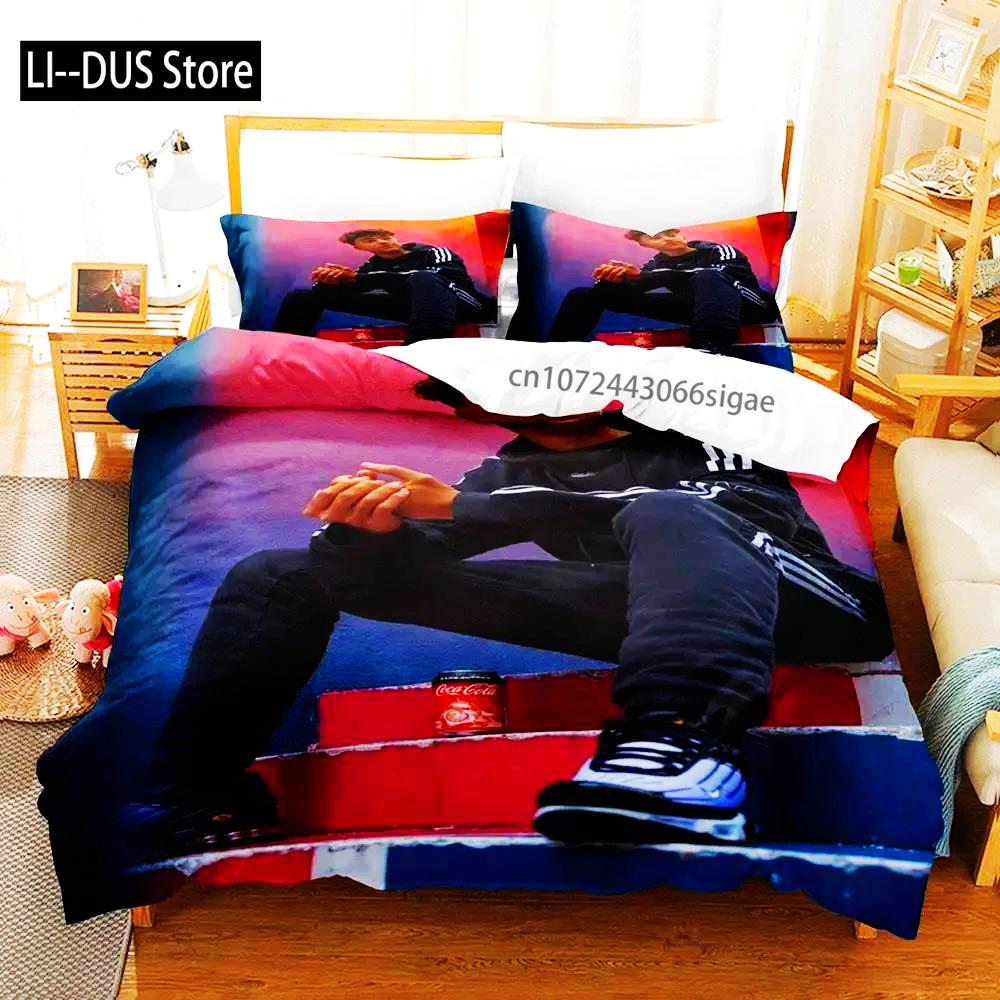 Inoxtag 2024 New 3D Printing Bedding Set Single Double Queen King Size Duvet Cover Set For Boys Bedroom Bedding Set Twin Single