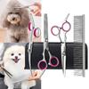 Professional 6 Inch Pet Grooming Scissors Set With Stainless Steel Tools And Accessories