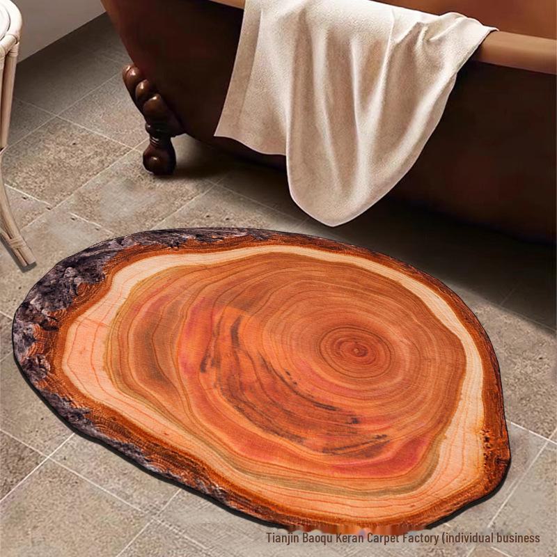 

Коврики для пола с диатомовым узором и рисунком под дерево: Коврики для входа, ванной и туалета 50*80cm, Wood pattern 6