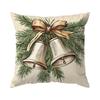 Christmas Bells Candles Cushions Pillowcase Polyester Cushion Cover Throw Pillow Sofa Decoration Pillowcover Home Decor