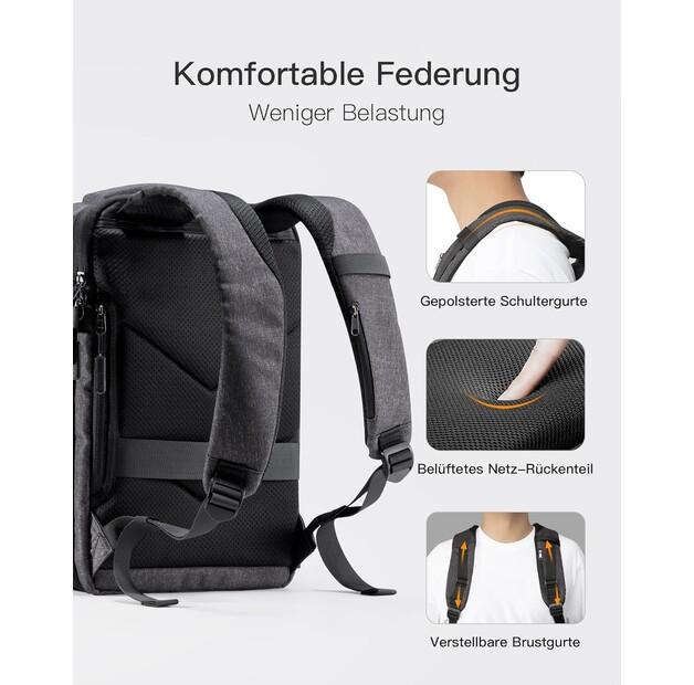 Рюкзак Inateck erweiterbarer Tragerucksack 20 schwarz (BP03006-14)