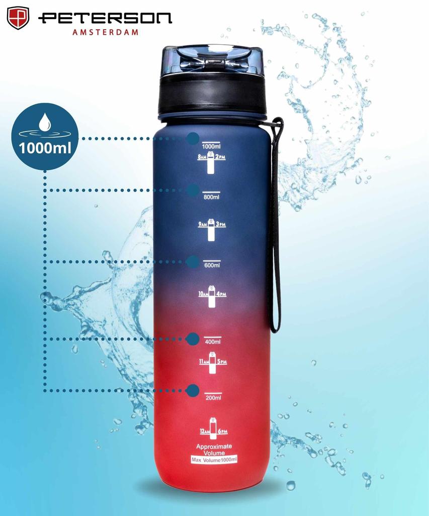 Bidon 1L PTN HY-003-1L-9560 Purple-Red