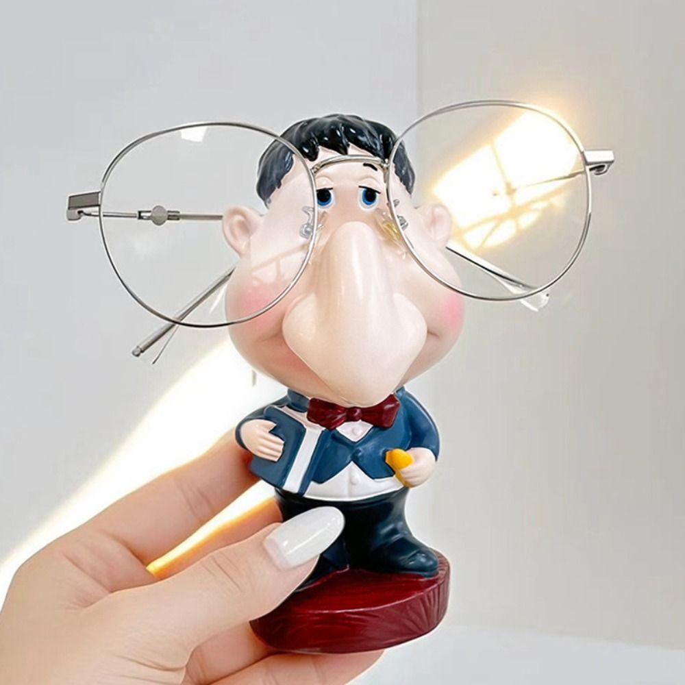 Nose Smile Design Eyeglass Rack Decorative Glasses Display Stand Eyeglass Holder  Office Desk