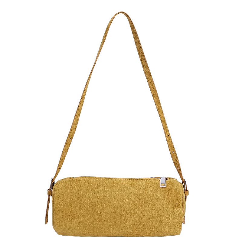 New fashion popular cylinder bag women's retro simple pen holder bag shoulder messenger bag