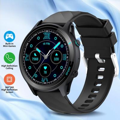 Montres intelligentes 1,52 pouces écran HD Sport Fitness fréquence cardiaque moniteur d'oxygène sanguin Bluetooth 5.2 appel IP68 montres étanches 390 MAh batterie Smartwatch