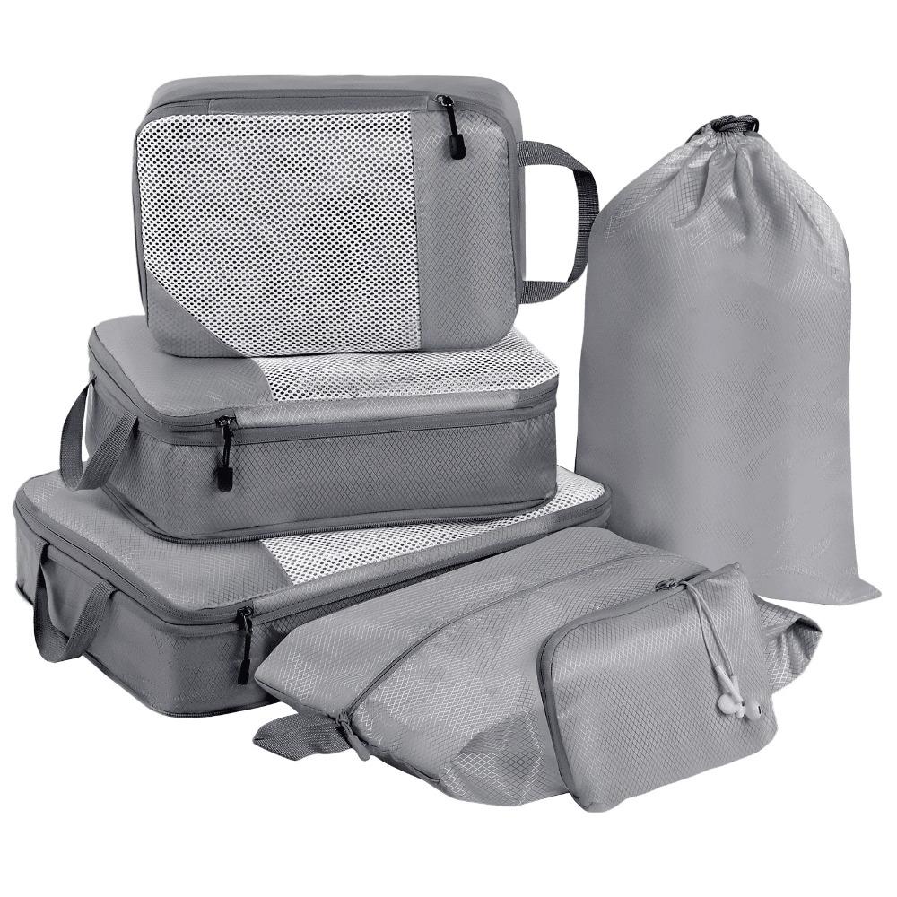 

Compression storage bag set, gray, 6-piece set IKD