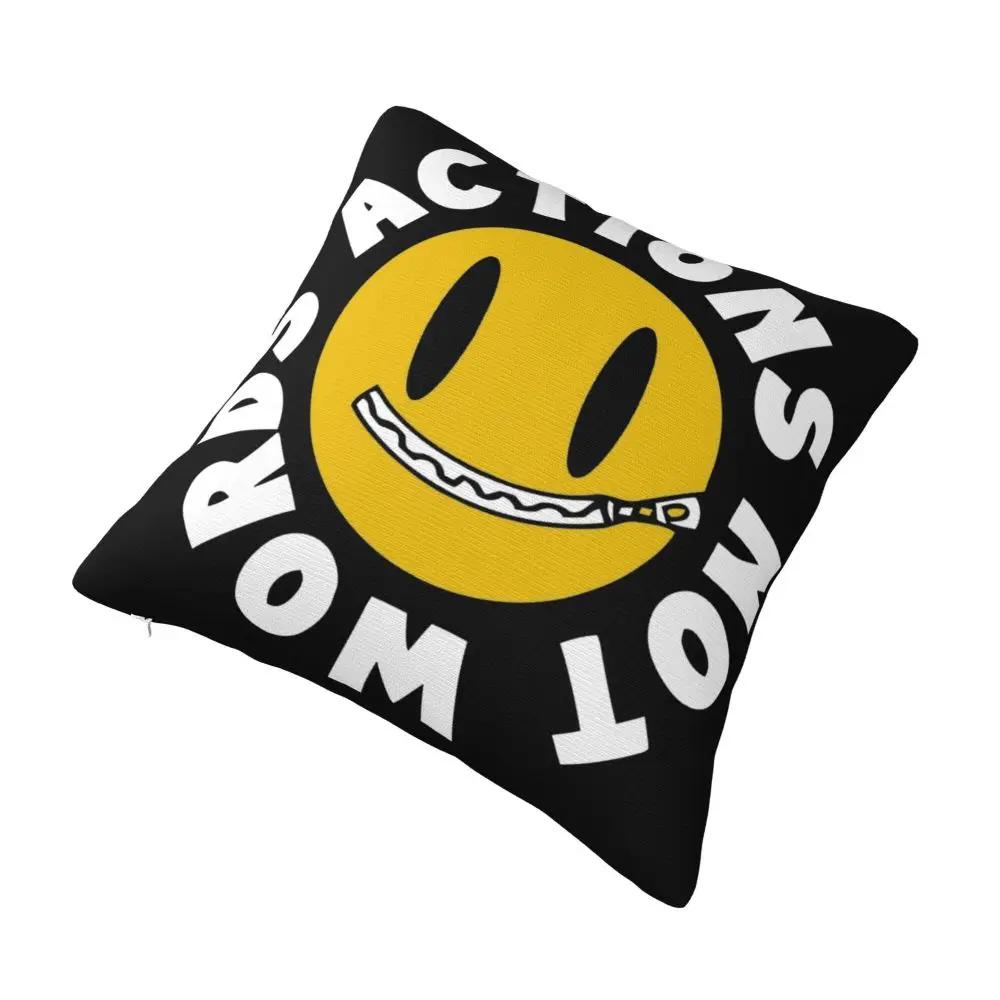 Cbum Fitness Merch Actions Not Words Pillow Case Cushion Covers Novelty Polyester Decor Pillowcover for Sofa