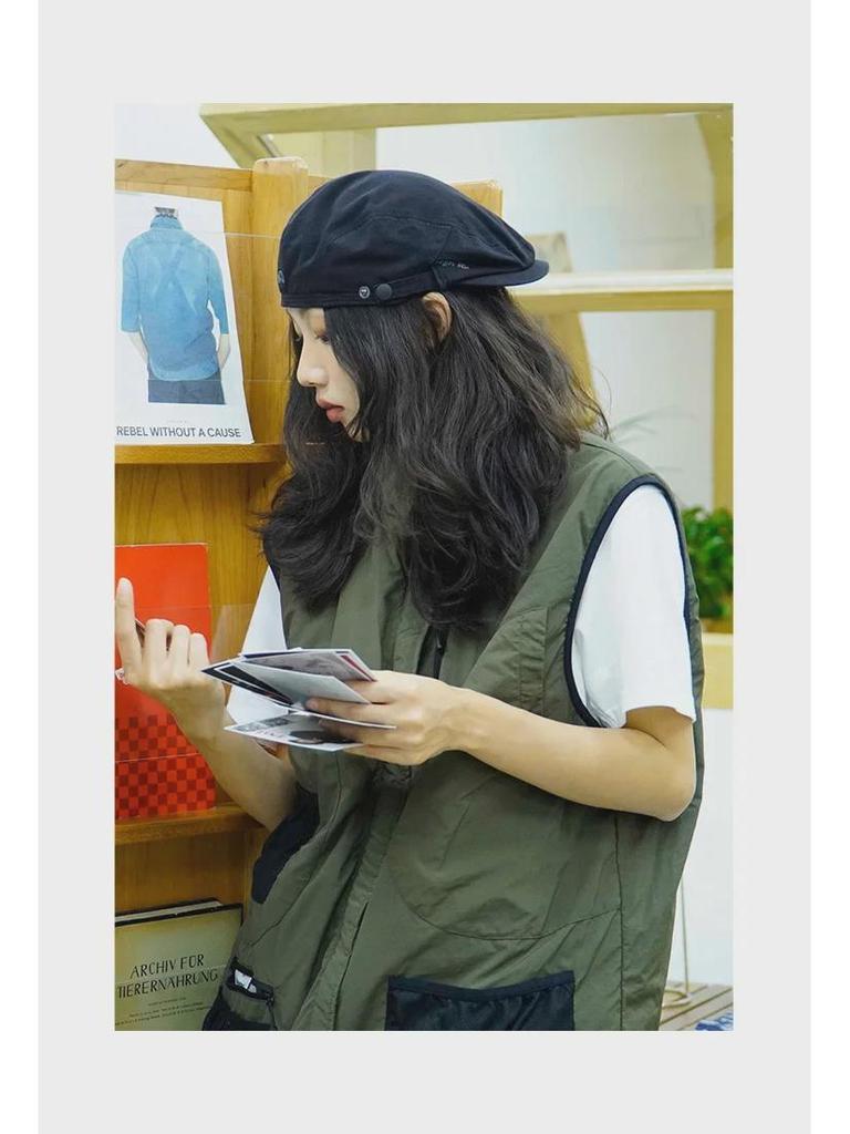 Unisexowy Retro Japoński Beret Newsboy: Wszechstronny letni kapelusz malarski