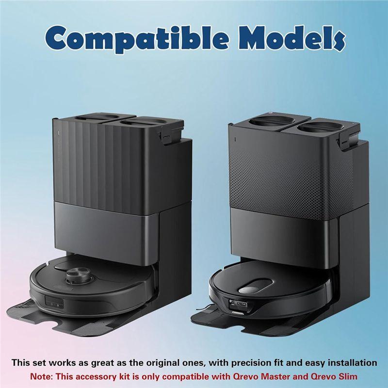 A20F-For Roborock Qrevo Master Robot Vacuum Cleaner Main Roller Side Brush Hepa Filter Mop Cloth Dust Bags Accessories