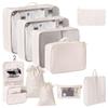 Travel Storage Bag Set - 7-Piece Multi-functional Compartment Bags for Clothes & Cosmetics