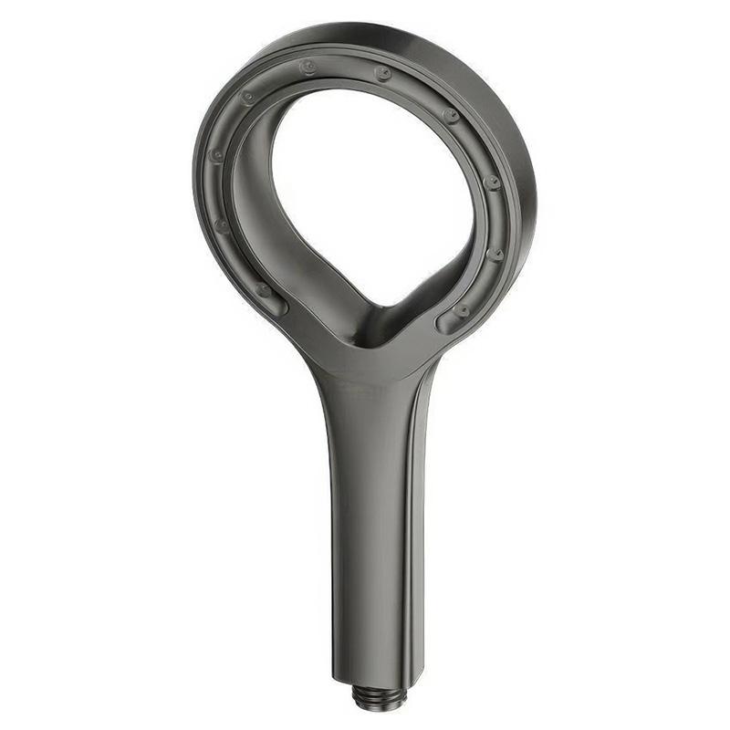 Adaptable ABS Plastic Faucet Exclusive Aesthetic Chrome Bathroom Shower Head Accessory