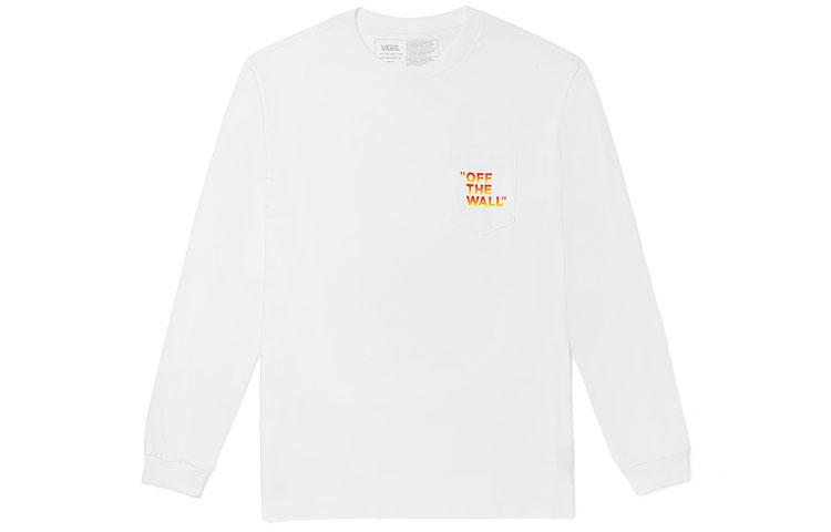 Vans T Shirts Unisex White Crew Neck Moderate Straight Fit VN0A5E5KWHT XL