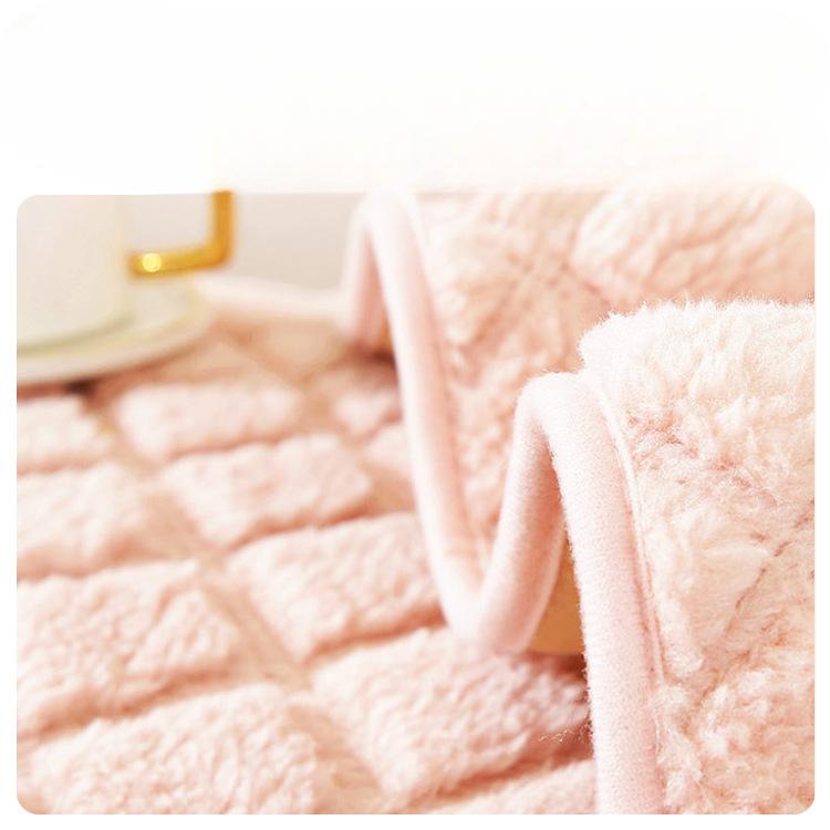 Winter Sofa Cushion Thickened Non-Slip Lambswool Seat Cover Furry Sofa Towel Cover Cloth High-Grade