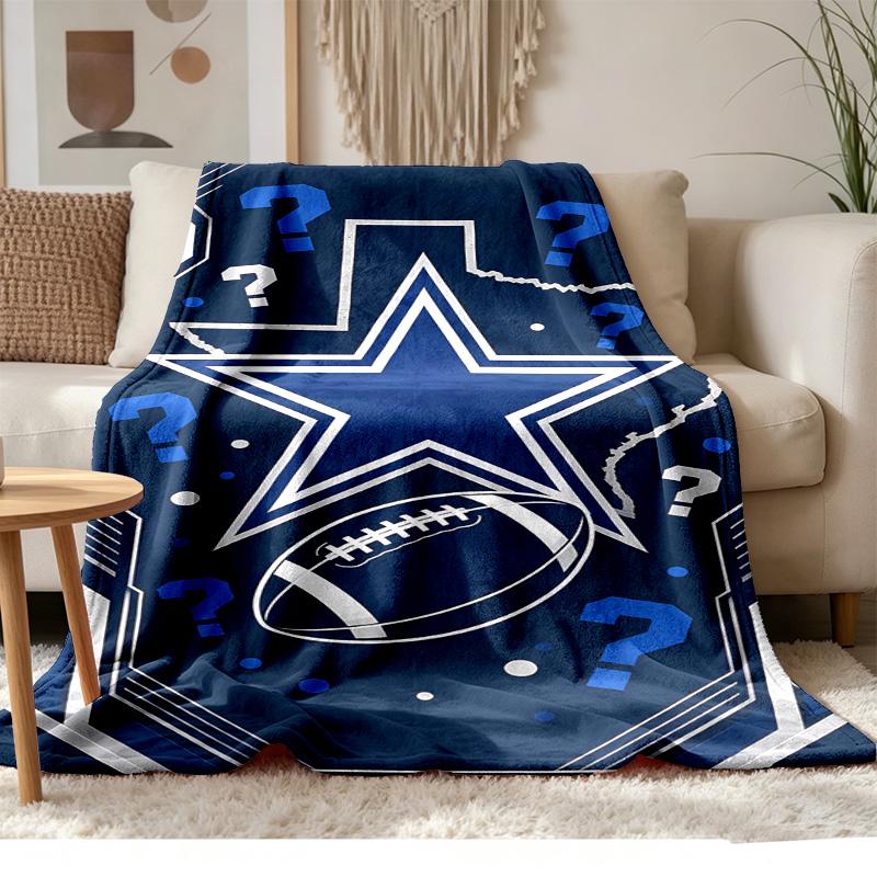Dallas Cowboys Soft and Comfortable Flannel Suitable for Sofas Living Rooms Outdoor Camping Travel and Also Makes a Great Anniversary Gif