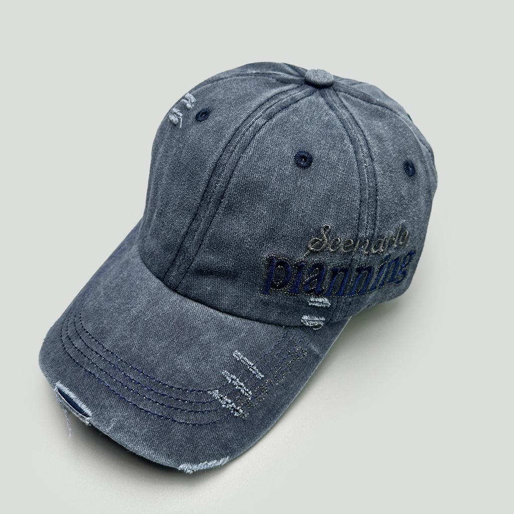 Spring And Summer American Retro Embroidery Side Letter Baseball Cap Men'S And Women'S Sunshade Personality Retro Versatile Cap