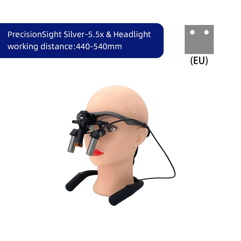 3.5X/4.5/5.5X/6.5X Dental Loupes Headlight Set Wearing Glasses Magnifying The Mirror Oral Glass Surgery Hd Led Equipment