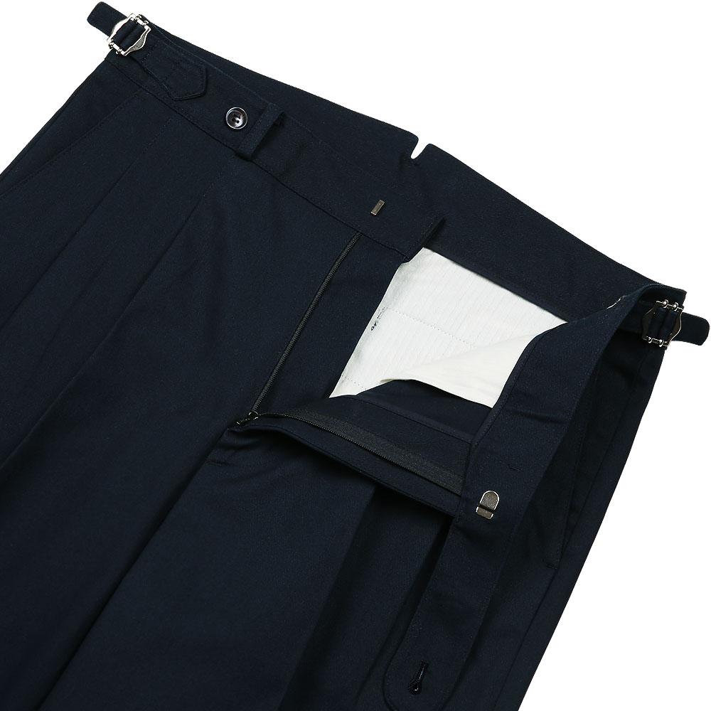 Solti Reve Cotton Washed Trousers (Dark Navy)