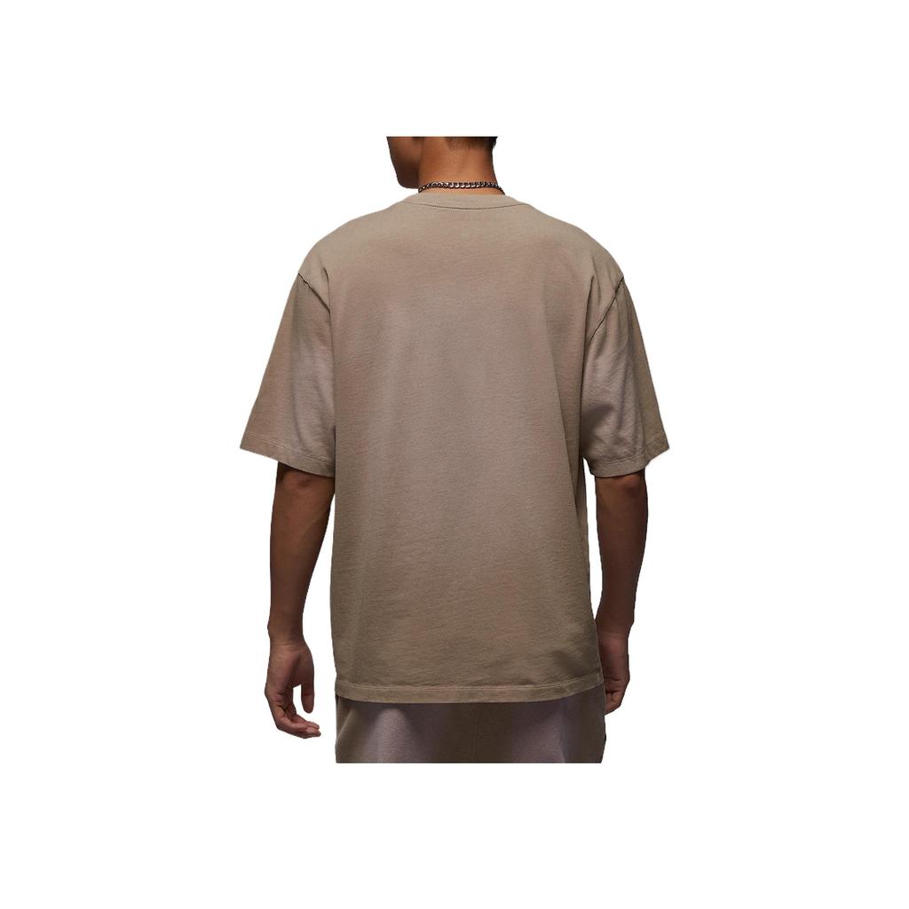 Jordan Flight Essentials 85 Vintage Oddychający Wygodny T-shirt z krótkim rękawem z okrągłym dekoltem Męskie Topy Desert-Camouflage FZ1915257