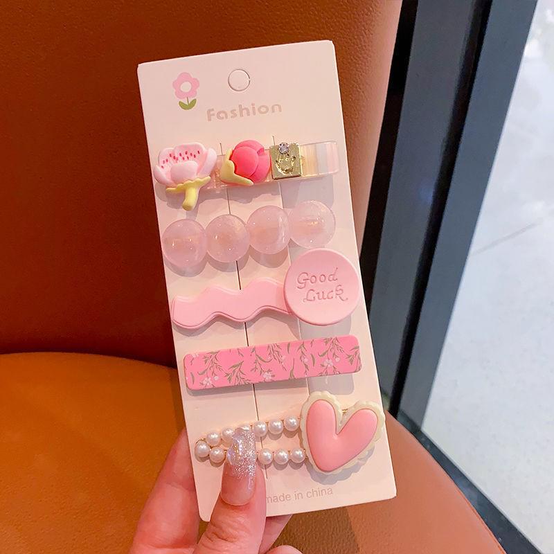 2022 Winter Korean Style Metal Hair Clip for Girls - Trendy Bangs Hairpin and Side Clip Hair Accessories