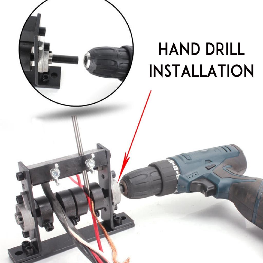 Cable Scrap Recycle Copper Wire Stripper For 1-30mm Wire Manual Wire Cable Stripping Peeling Machine