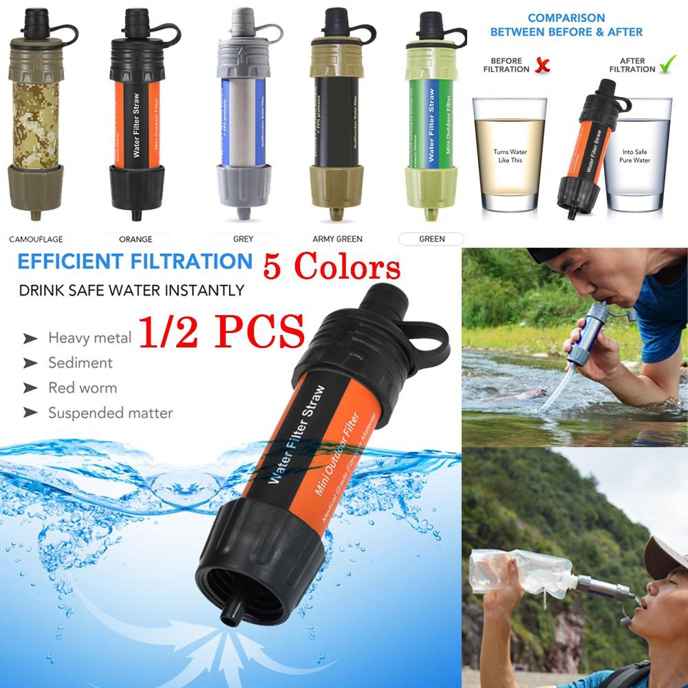 Buy Outdoor Water Filter Straw Water Filtration System Water Purifier