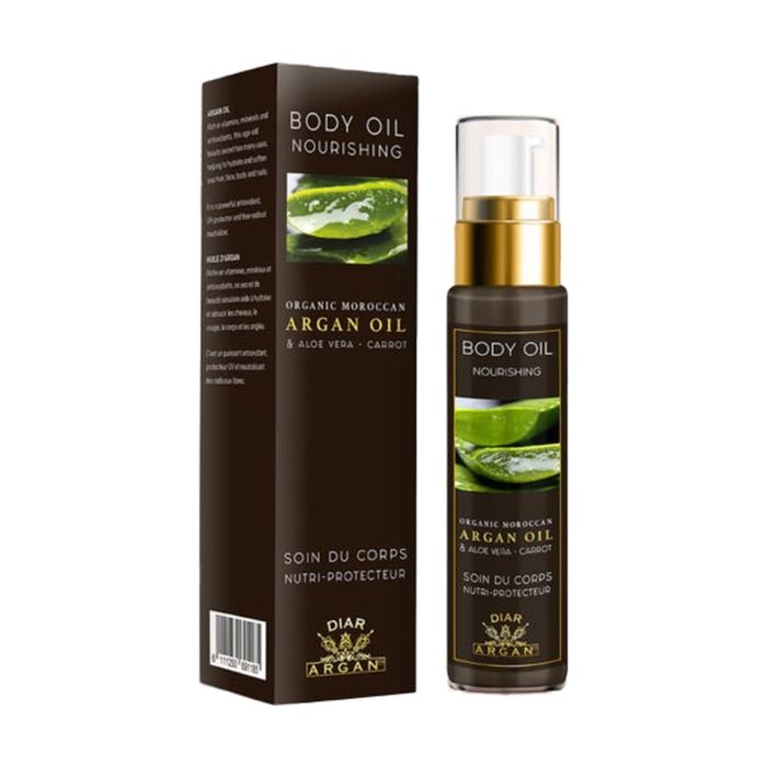 Soin du corps - Nutri Protection - Huile d'Argan 100% Naturelle - 50ml - Aloe Vera - Carotte