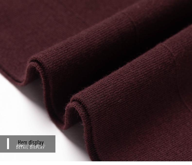 2025 Winter Fashion: Men's Fine Australian Wool High-Neck Sweater - Thick, Casual Style for All Ages