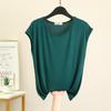 Women's Summer Loose Modal Sleeveless Round Neck Top - Solid Color, Large Size, Thin Home Vest