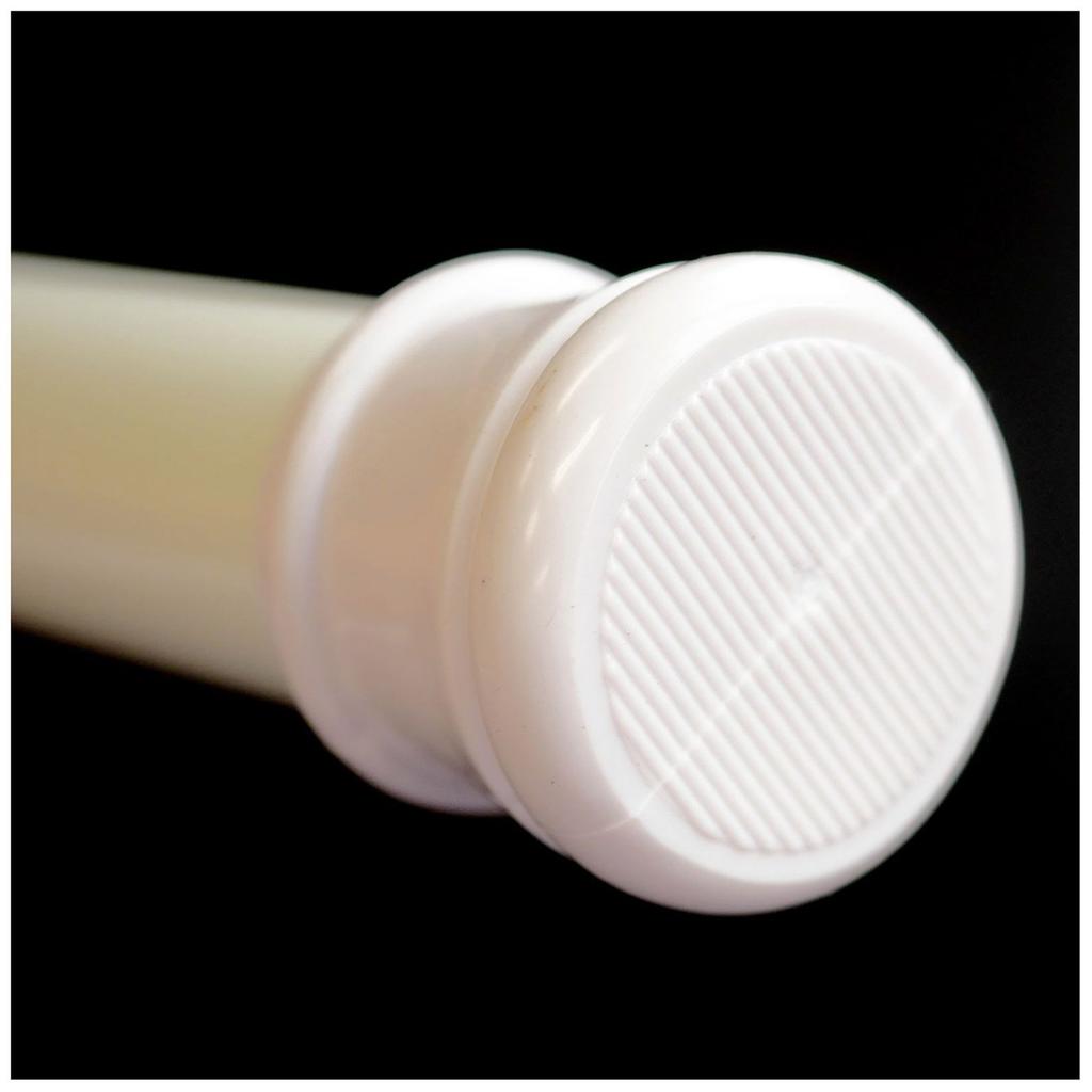 TOSO Curtain Parts Tension Pole Large Set, White, 2.00m, 405810