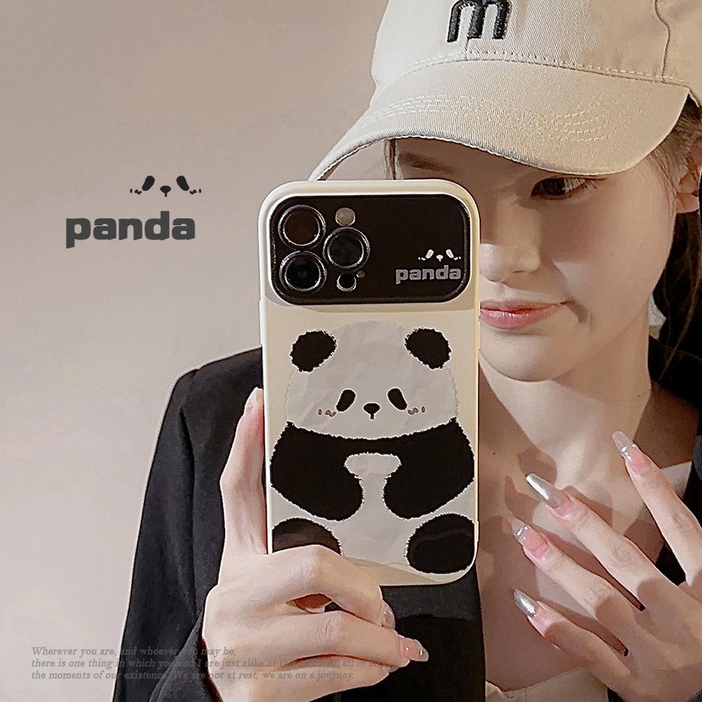 Black and White Panda for Apple 17promax Phone Case for IPhone 15 All Inclusive 11 Fun 1613 for Huawei