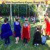 Halloween Capes and Mask for Kids 4-10 Year Double Side cape Costume Cosplay Dress Up Kids Cape Toy for Boys