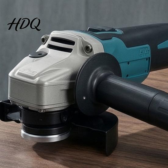 Cordless Angle Grinder Lithium Brushless Grinder Adjustable Speed High Torque Electric Tool 950W 8000RPM Steel Cutting Power Tool with Auxiliary