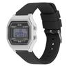 Authorized Dealer [Ice Watch] Ice Watch Digital Wristwatch for Women 022063 ICE Digit Retro Black Silver Small