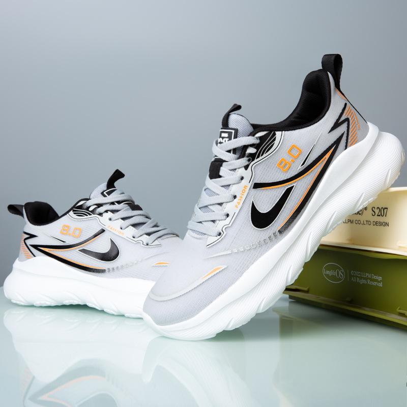 New fashion versatile sports couple shoes travel shoes ultra-light non-slip heightening outdoor running shoes men's shoes