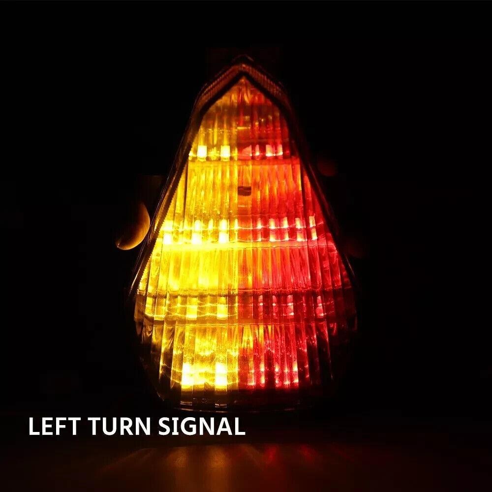 For 2006-2016 Yamaha R6 Tail Light LED Integrated Turn Signal Lamp Smoke Lens