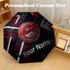 8 Rib Auto Folding Umbrella Aberdeen FC Print Custom Name Text Portable Rain Gear