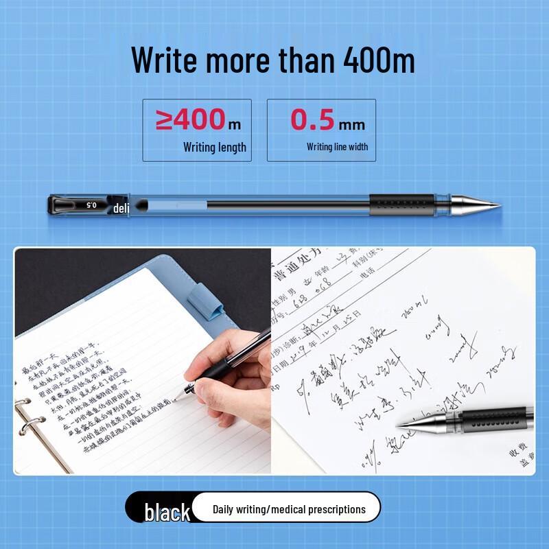 Deli 6619 Large Capacity Gel Pen