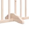4 Piece Foldable Dog Gate 320 cm Poplar Wood