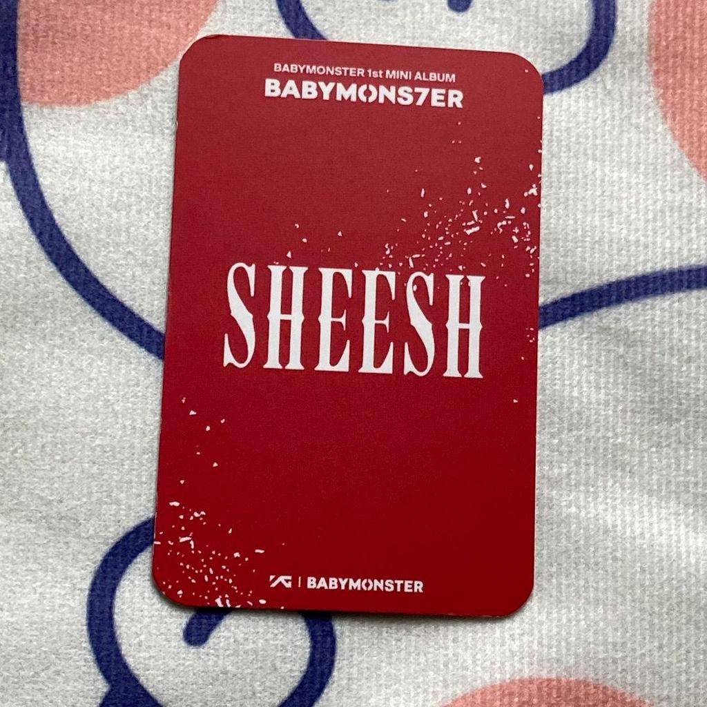 [USED] BABYMONSTER Asa SHEESH 3.0 Babymon Trading Card