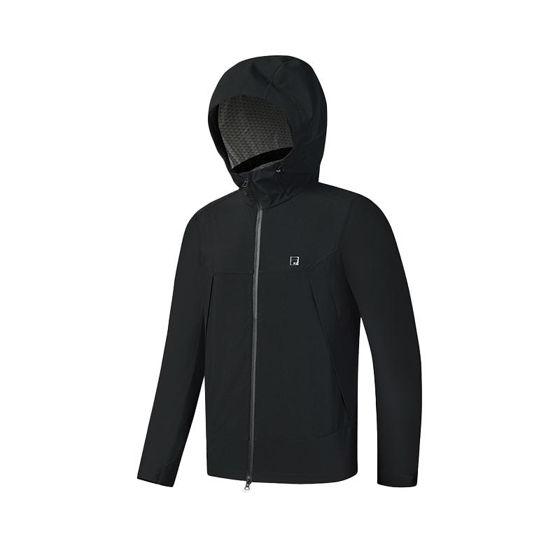 FILA Fitness Outdoor Windproof Breathable Hooded Long Sleeve Jacket Unisex Jacket A51U531701F-BK
