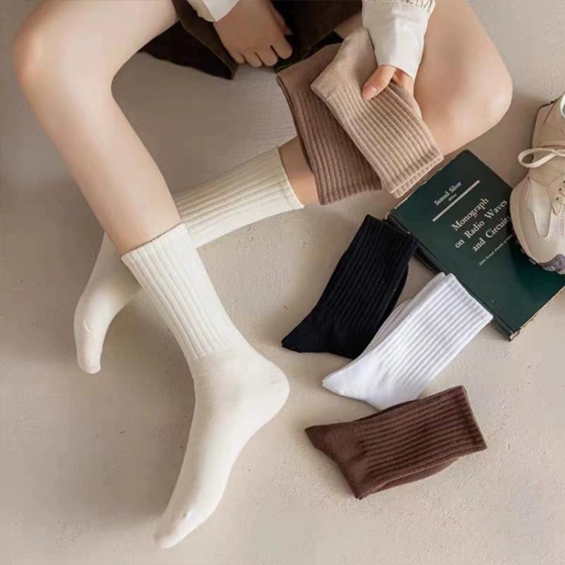 Einfarbige knöchelhohe Herbst/Winter Vielseitige Lange Sportsocken Für Paare