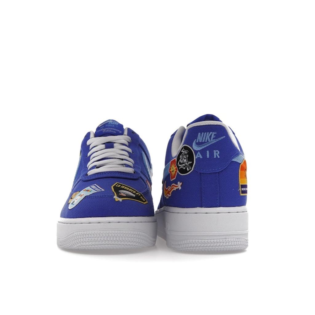 Nike Air Force 1 07 Patched Up - Los Angeles Men Sneakers Blue Racer-Blue University-Blue DX2304-400