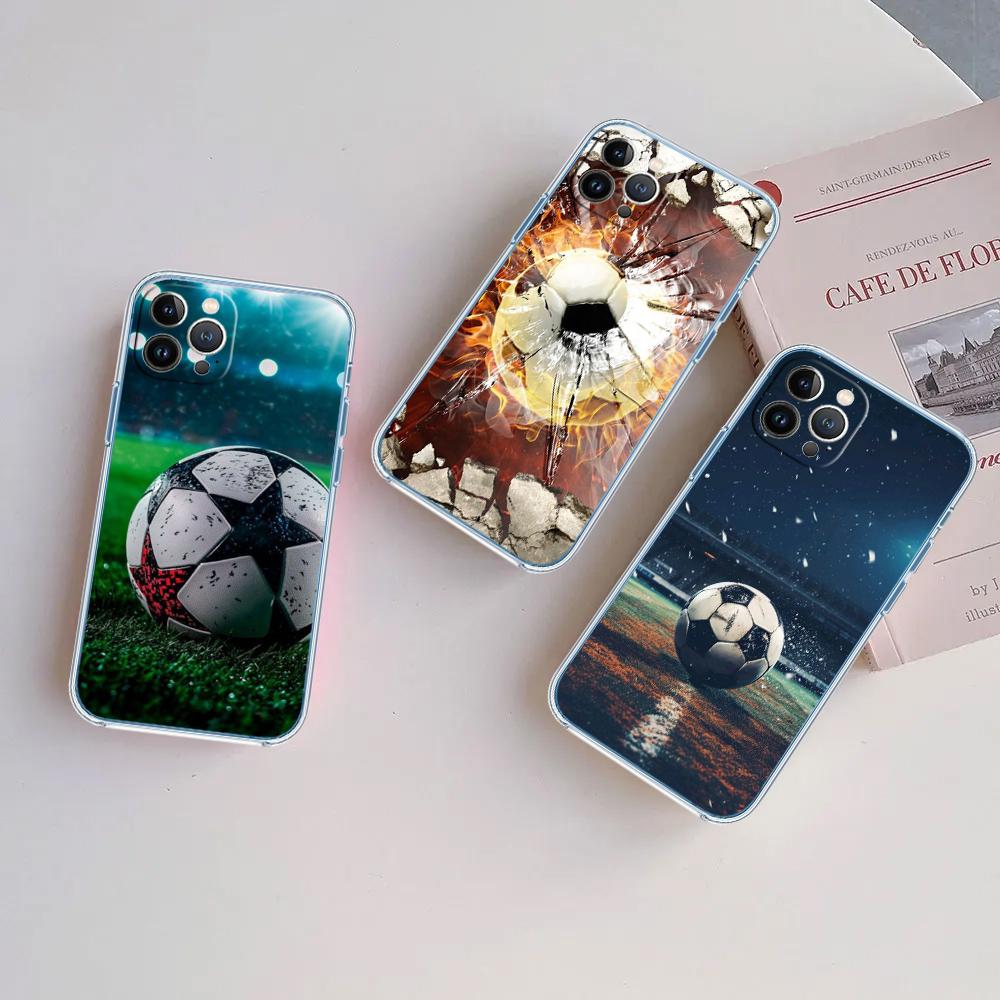 AQ51 Football Soccer Phone Case for Motorola Moto E13 E15 E20 E22 E22I E22S E30 E32 E40 E7 E7I G Plus Power Play Stylus G22 G14