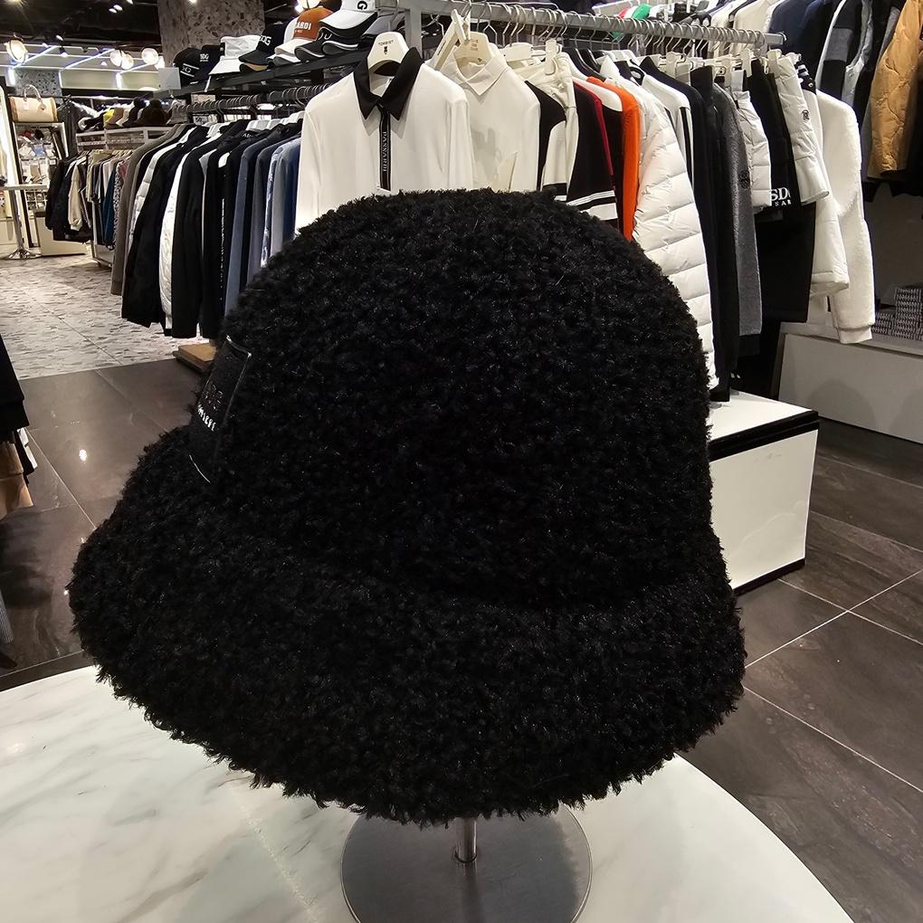 Pasadi PTWAH968M FW Women's Black White Poggle Fleece Bucket Hat